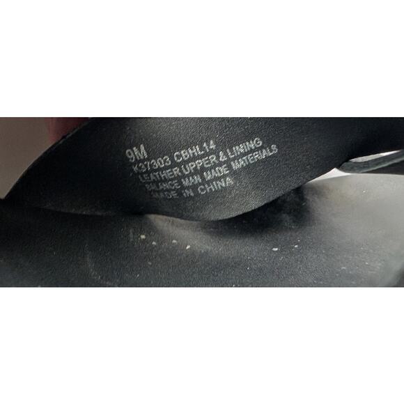 KORK-EASE Ava 2.0 Leather Wedge Platform Sandals Black K37303 Women's 9M - Picture 10 of 12